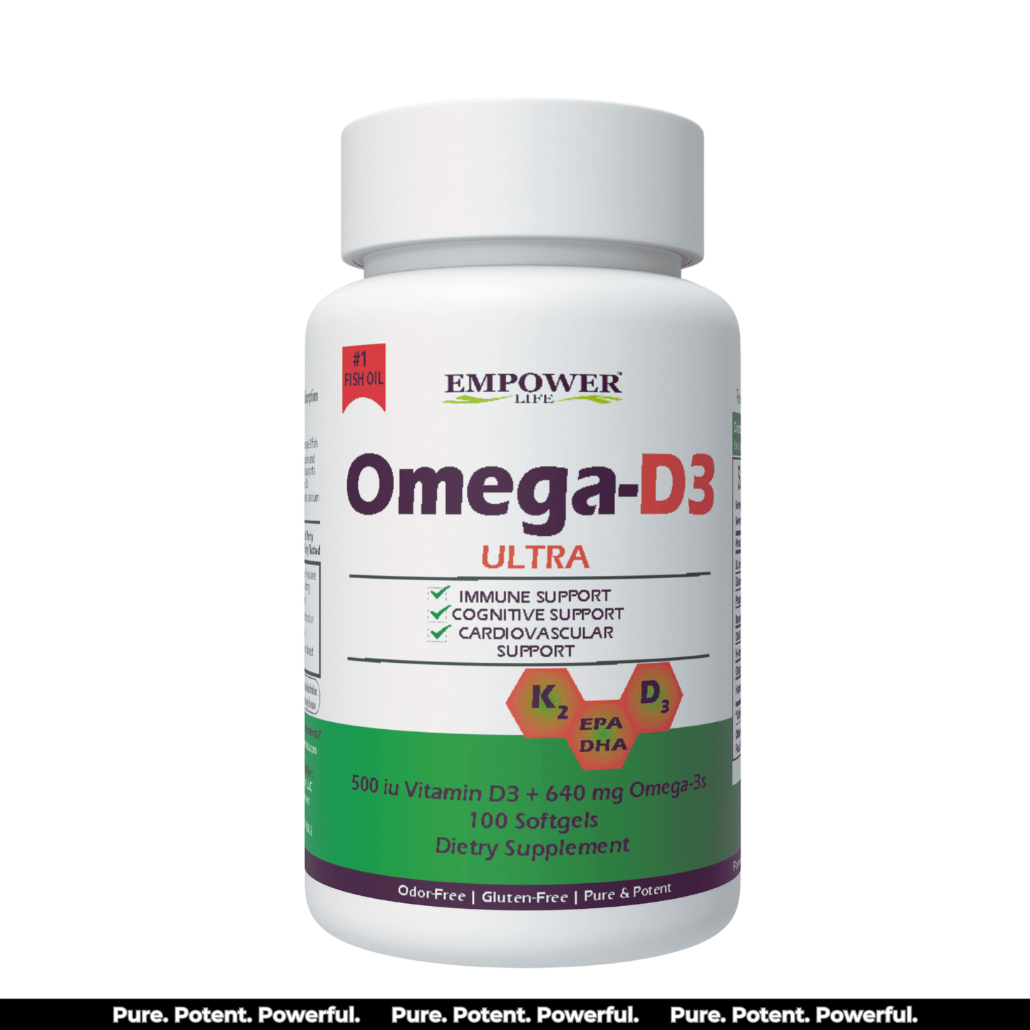 Omega D3 ULTRA | 1000mg | 100 CT